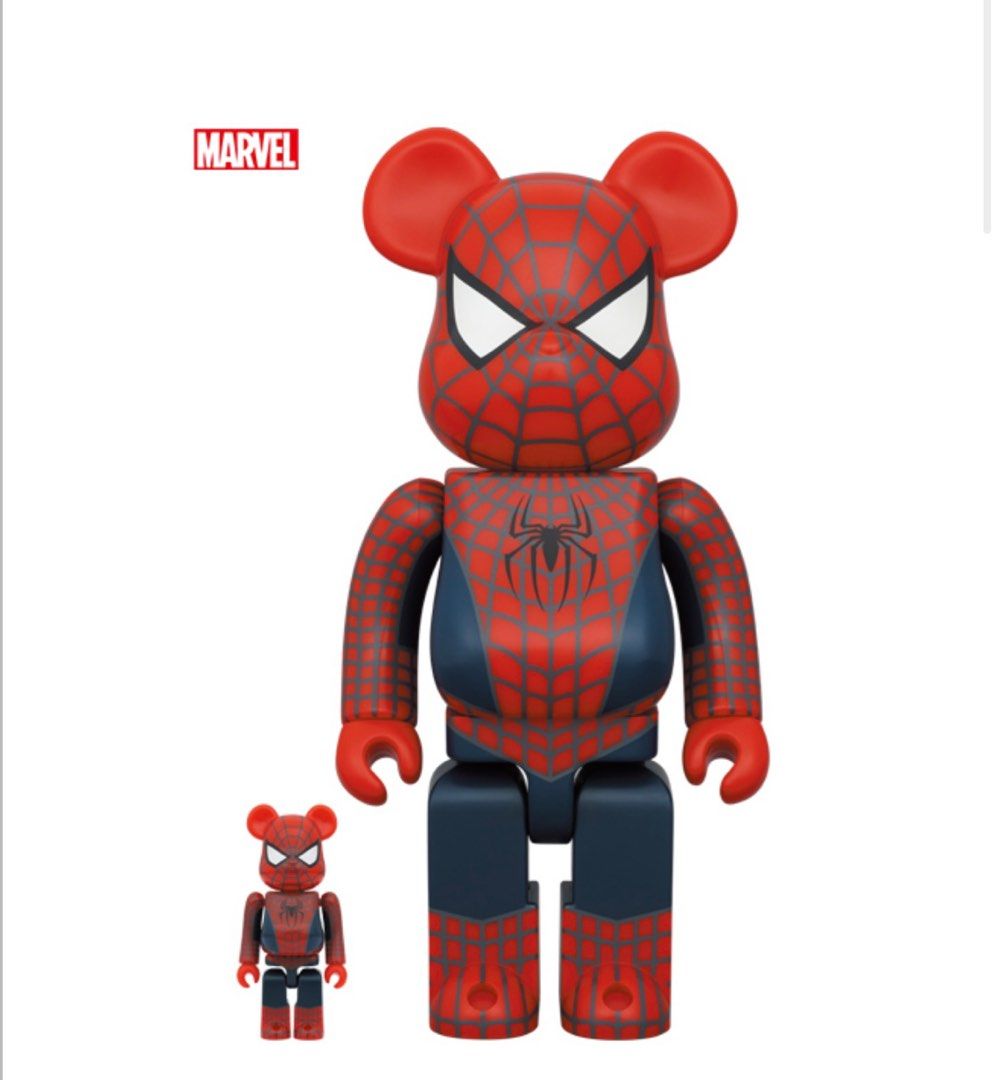 BEaRBRICK FRIENDLY NEIGHBORHOOD SPIDER-MAN 100％ & 400％（No way