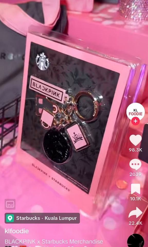 Blackpink x Starbucks Keychain, Luxury, Accessories on Carousell