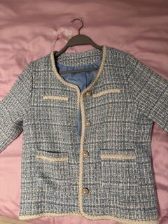 Blue Tweed Blazer