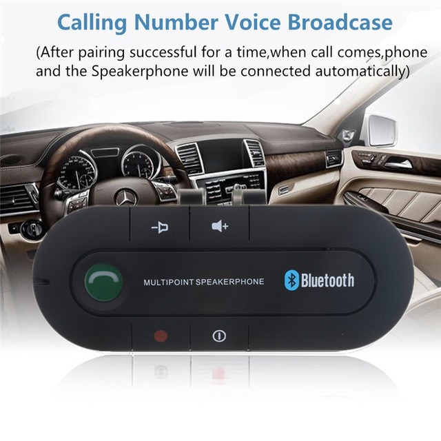 Bluetooth speakerphone Audio MP3 Music Receiver Car Kit Wireless ...