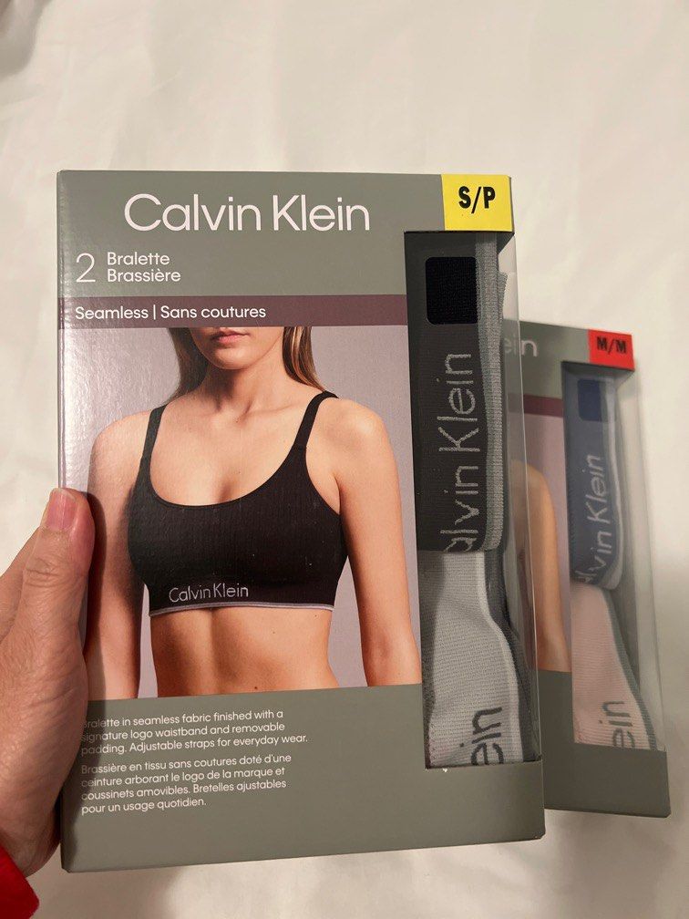 BNIB Calvin Klein bralette S/M/L, Women's Fashion, New Undergarments &  Loungewear on Carousell
