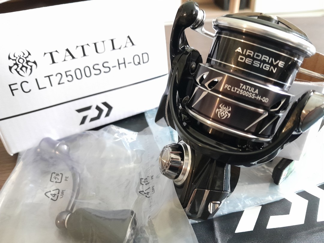 CHEAPEST IN SG - BN 23 Daiwa Tatula Finesse Custom FC LT2500SS-H-QD  Spinning Fishing Reel, Sports Equipment, Fishing on Carousell