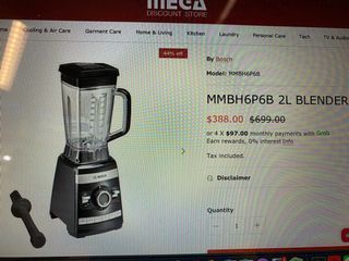 Bosch blender MMBH6P6B