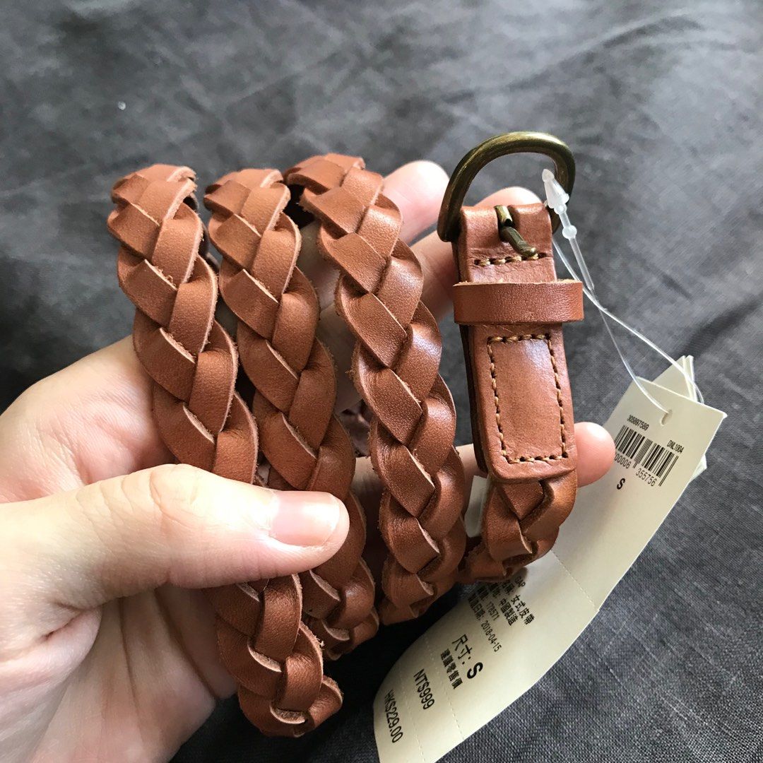 Braided brown belt from Gap Women s Fashion Watches