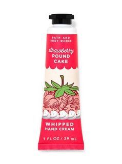 brand new bath body works strawberry pond cake whipped hand cream