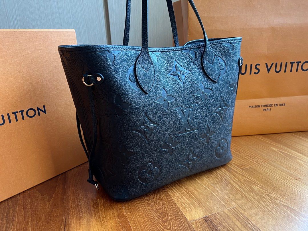 My 1st LV bag! It was b/w Neverfull MM or Onthego MM in black monogram  empreinte leather. Went with the former. Might buy the latter later 😉 -  both are too beautiful!