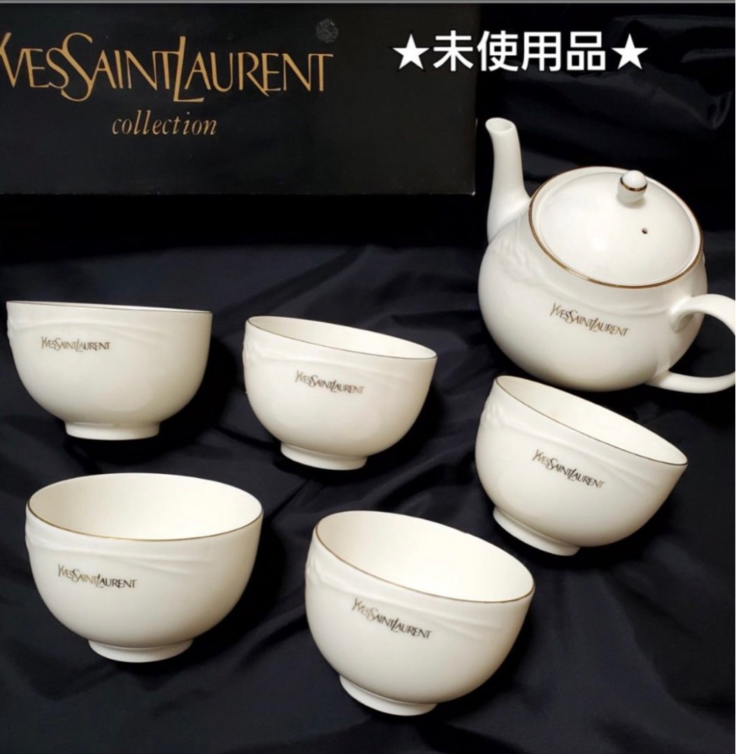 Brand new with box.YSL (YvesSaintLaurent) tea set, Furniture & Home