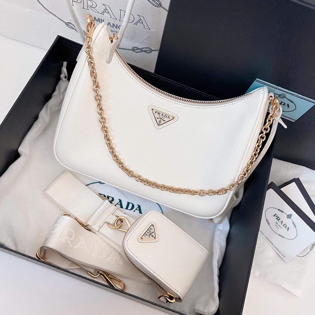 PRADA MULTI POCHETTE, Luxury, Bags & Wallets on Carousell