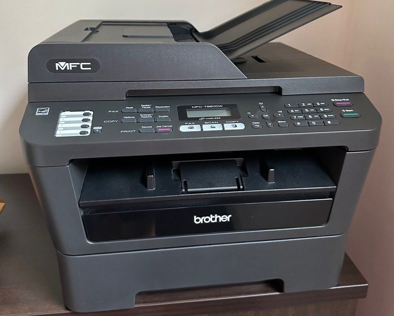 Brother MFC 7860DW Monochrome Laser Printer & Scanner, Computers & Tech