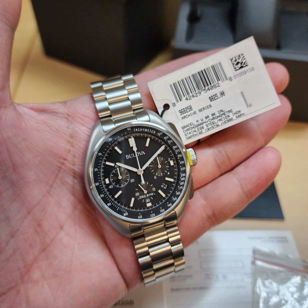 96b258 special edition lunar pilot chronograph watch clearance