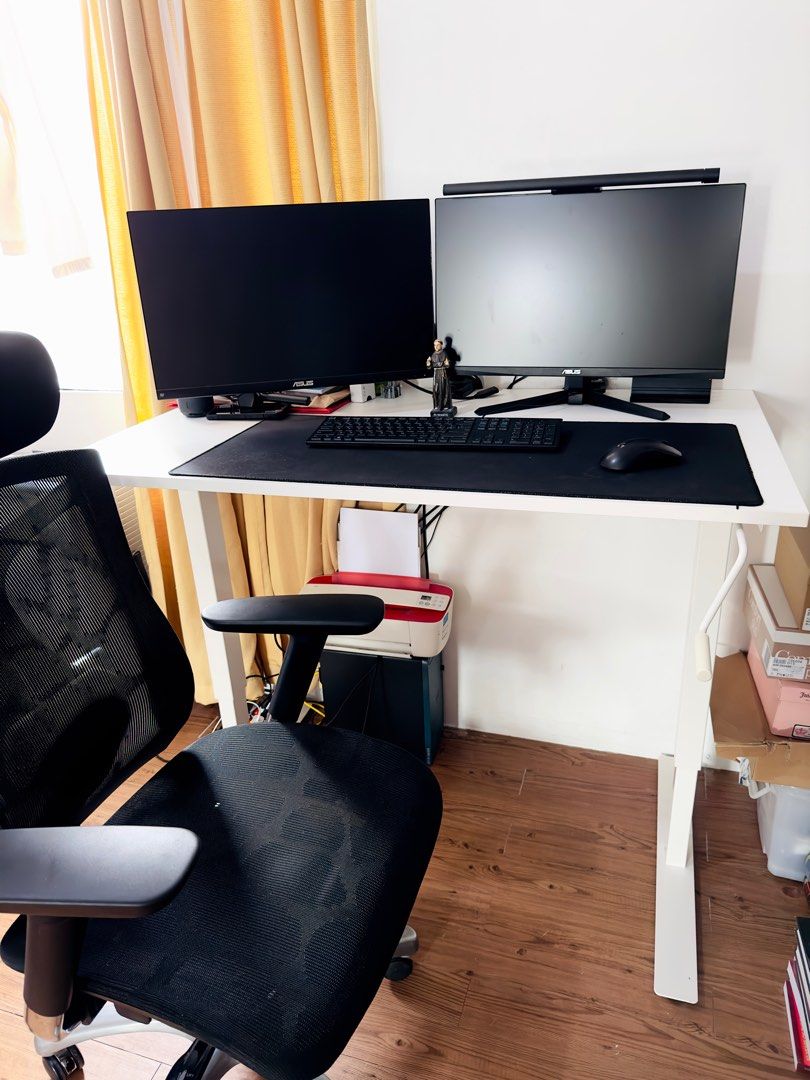 BUNDLE IKEA Trotten Standing Desk and Sihoo V1 Ergonomic Chair, Furniture & Home Living, Office