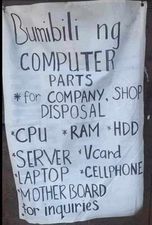 Buying Scrap Computer Electronics & Laptop, company, school,office,closed computer shop disposals