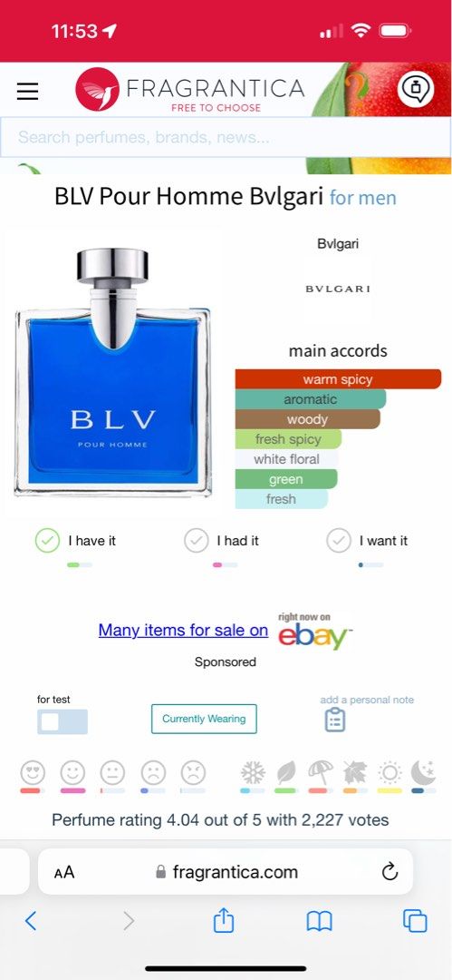 BVLGARI BLV Pour Homme Brand New Sealed Beauty Personal
