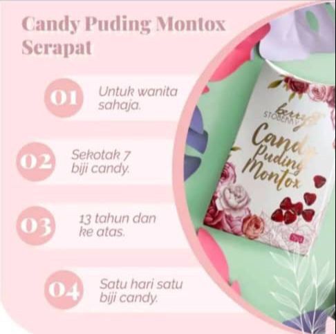 Candy Pudding Montox for Women Only, Health & Nutrition, Health ...