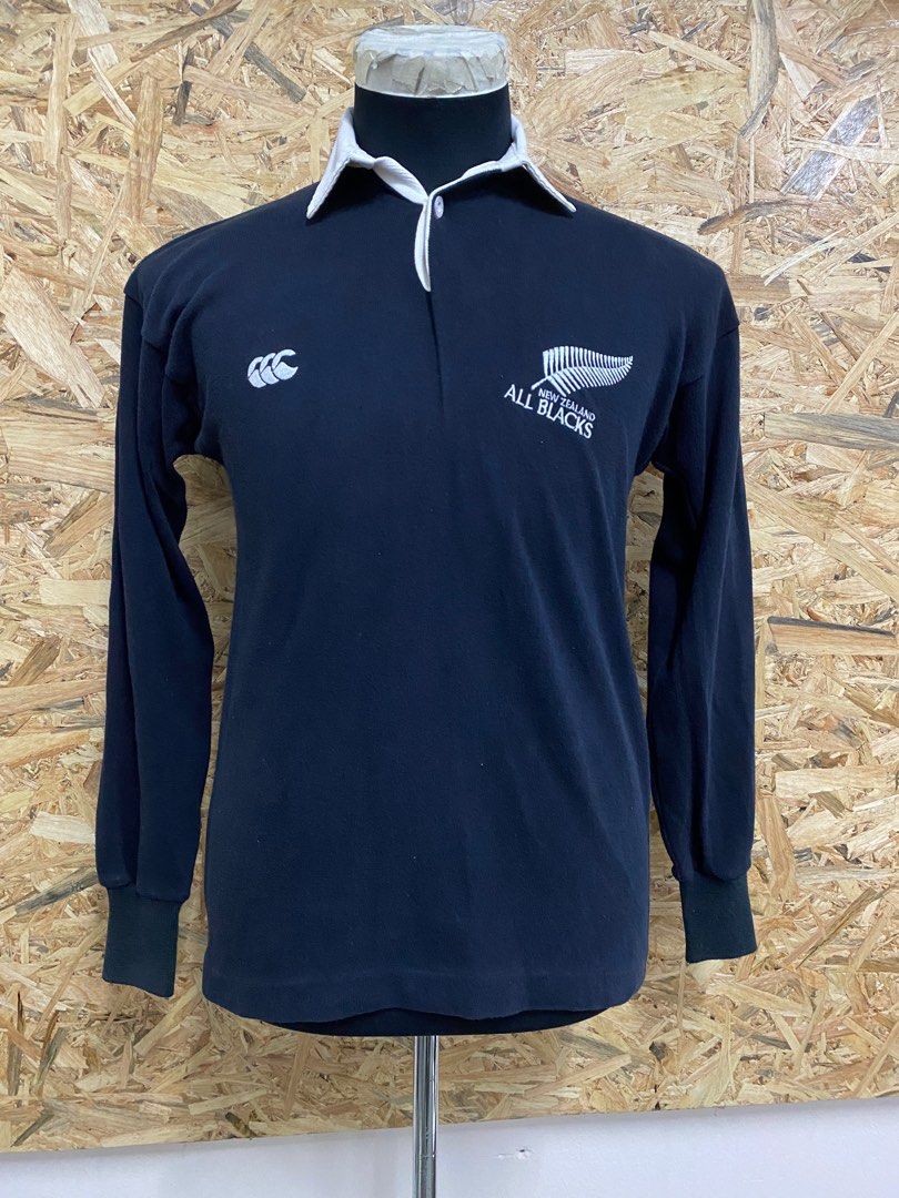 Canterbury all black rugby jersey sales