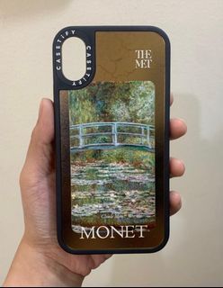 CASETIFY IPHONE X/XR Claude Monet "Bridge Over a Pond of Water Lilies" Case - Gold Mirror
