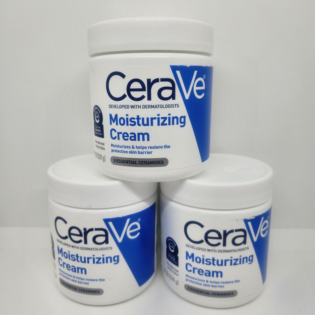 CeraVe Moisturizing Cream (Category: Face Care) located in Cavite. Submitted by bongalio (Listing ID 1231205196, Image 3). Description: CeraVe Moisturizing Cream ‼️SALE‼️ 100% Original Onhand Shipped from US We order in bulk from US so this costs less than buying in mall. NOTES: 📦 Since this is shipped from US, there are super small dents in boxes but quality is still the same. ♻️ Please manage your expectations in packaging as we are using repu