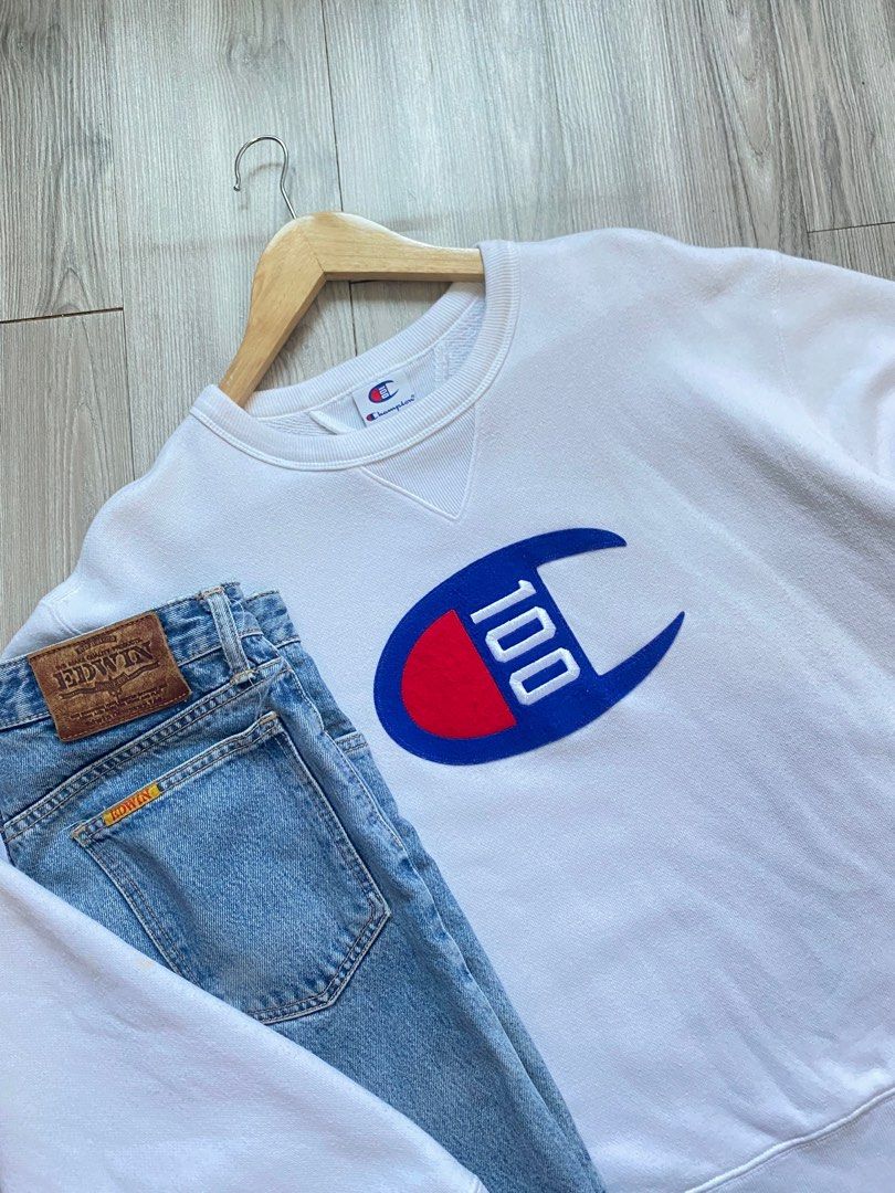 Champion store 100 sweatshirt
