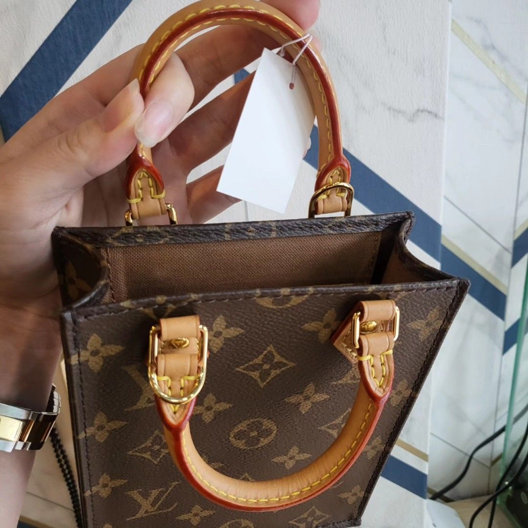 Louis Vuitton Sac Plat PM with Monogram Bag Strap (Full Set Local Receipt -  August 2021)