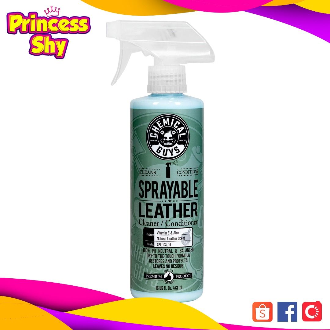 Chemical Guys Spray Leather Conditioner With Vitamin & Aloe 473ml