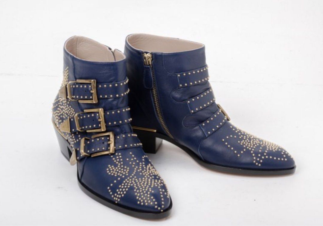 Chloe susanna boots blue sale