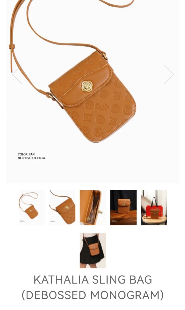 CLN 0622S-Kathalia Sling Bag (Classic Monogram)