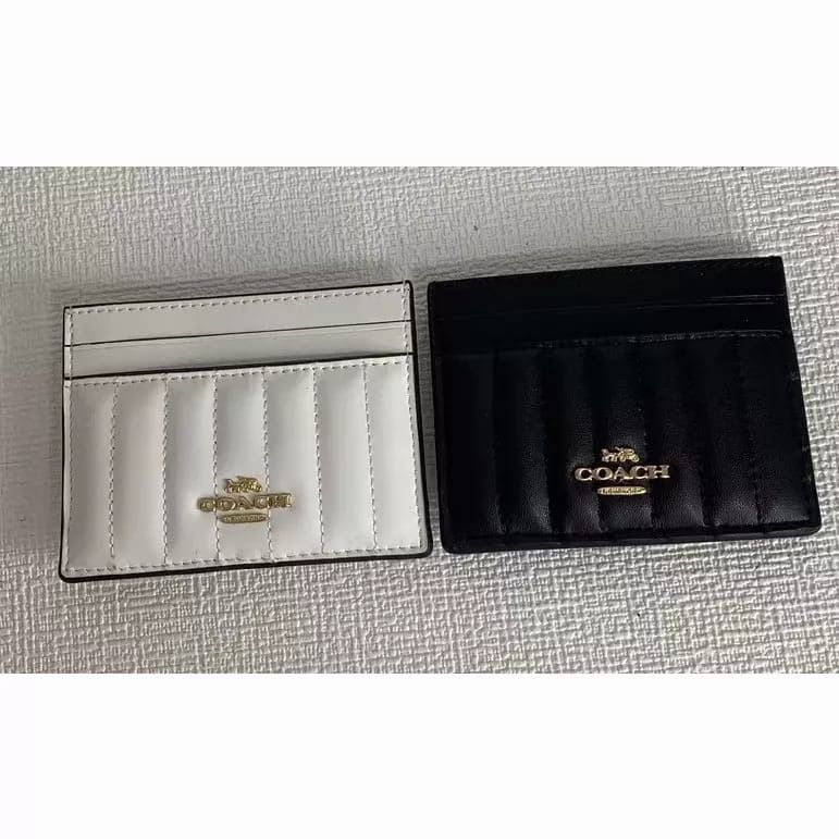 Card case with linear quilting on sale
