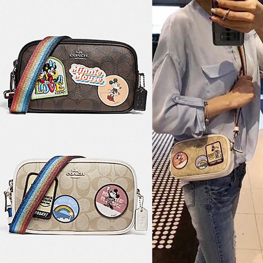 Coach minnie mouse messenger bag outlet