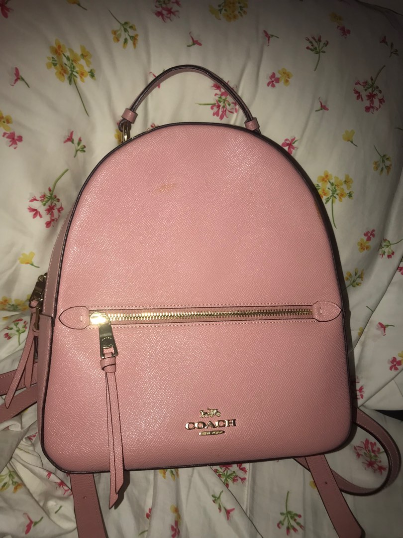 Coach Jordyn Backpack in pink on Carousell