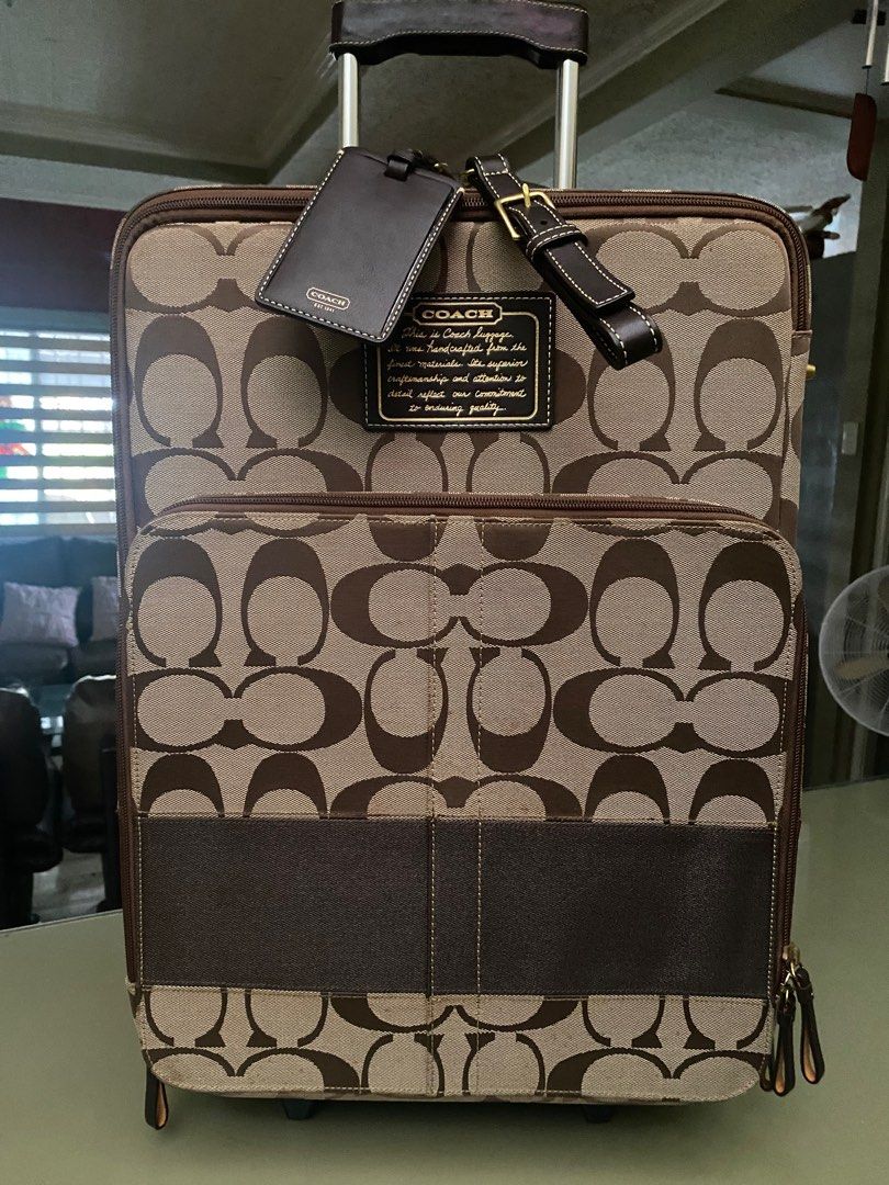 Coach hotsell suitcase luggage