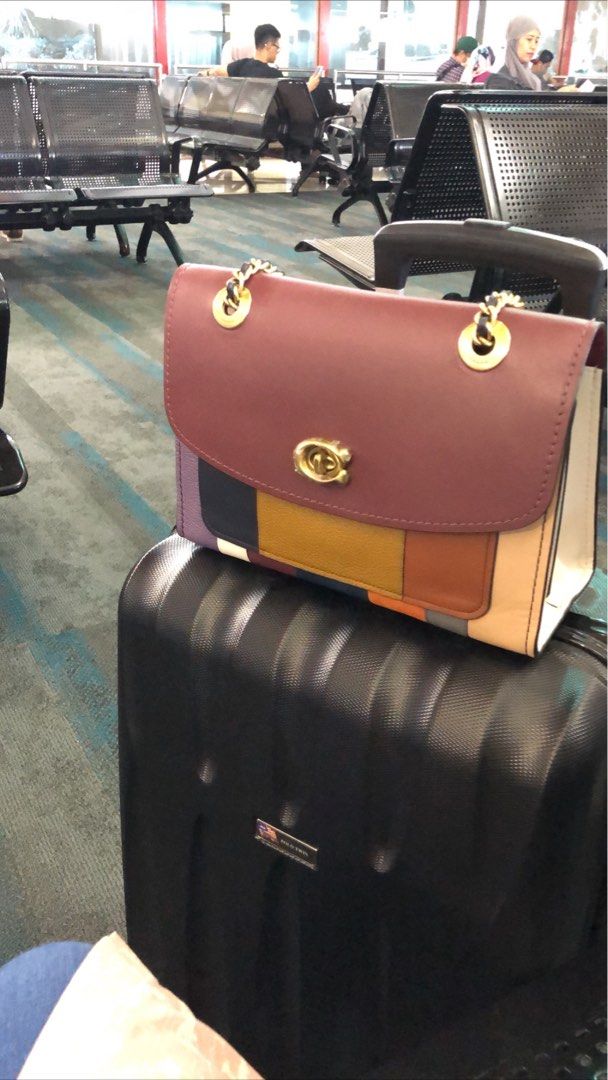 Coach parker oxblood hot sale