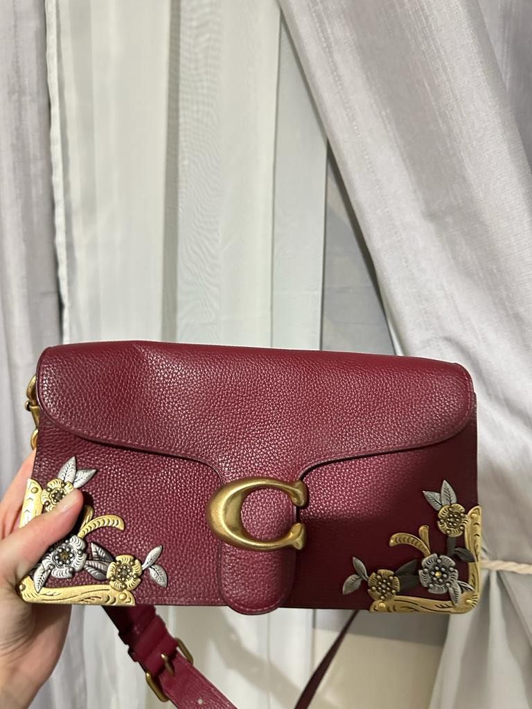 Coach metal hotsell tea rose