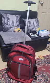 Coca cola travel luggage trolley bag