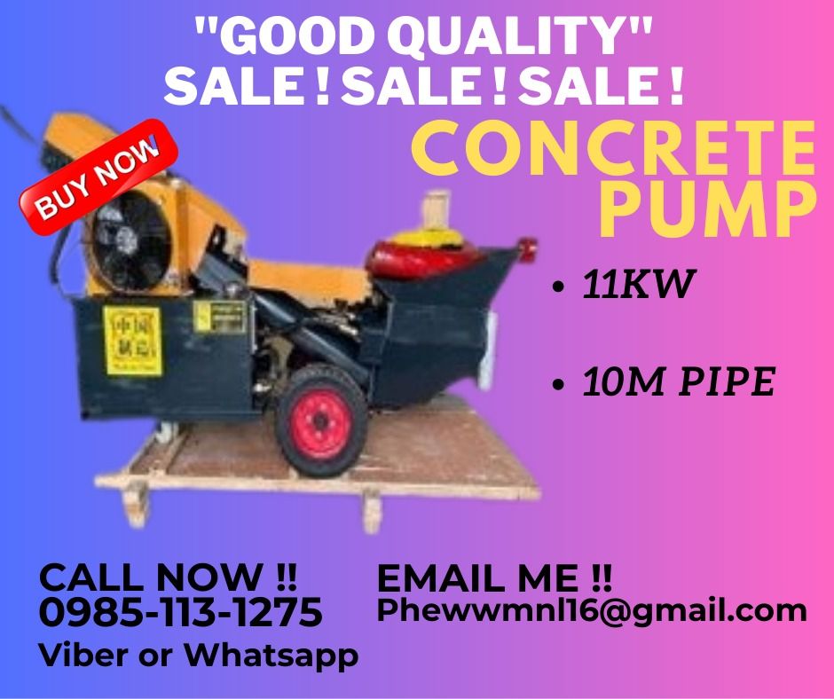 CONCRETE PUMP !!! on Carousell
