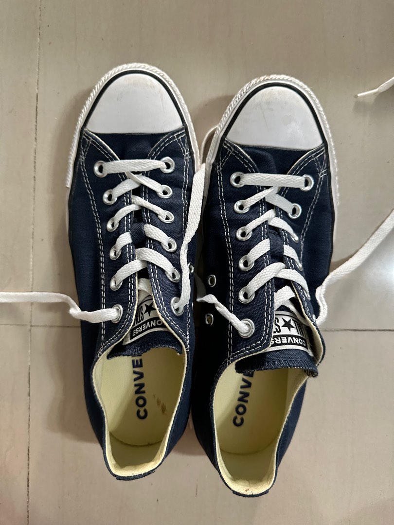 Converse Shoes Blue Men s Fashion Footwear Sneakers on Carousell