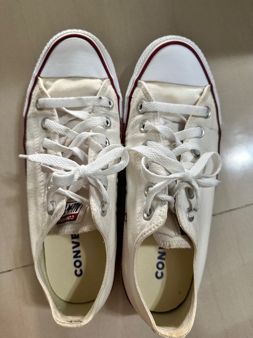 Converse Shoes white Men s Fashion Footwear Sneakers on Carousell