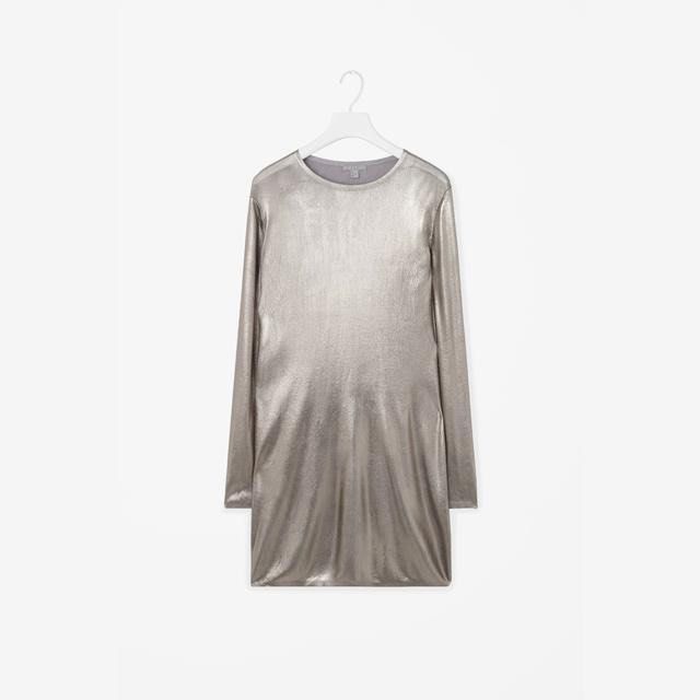 Cos discount metallic dress