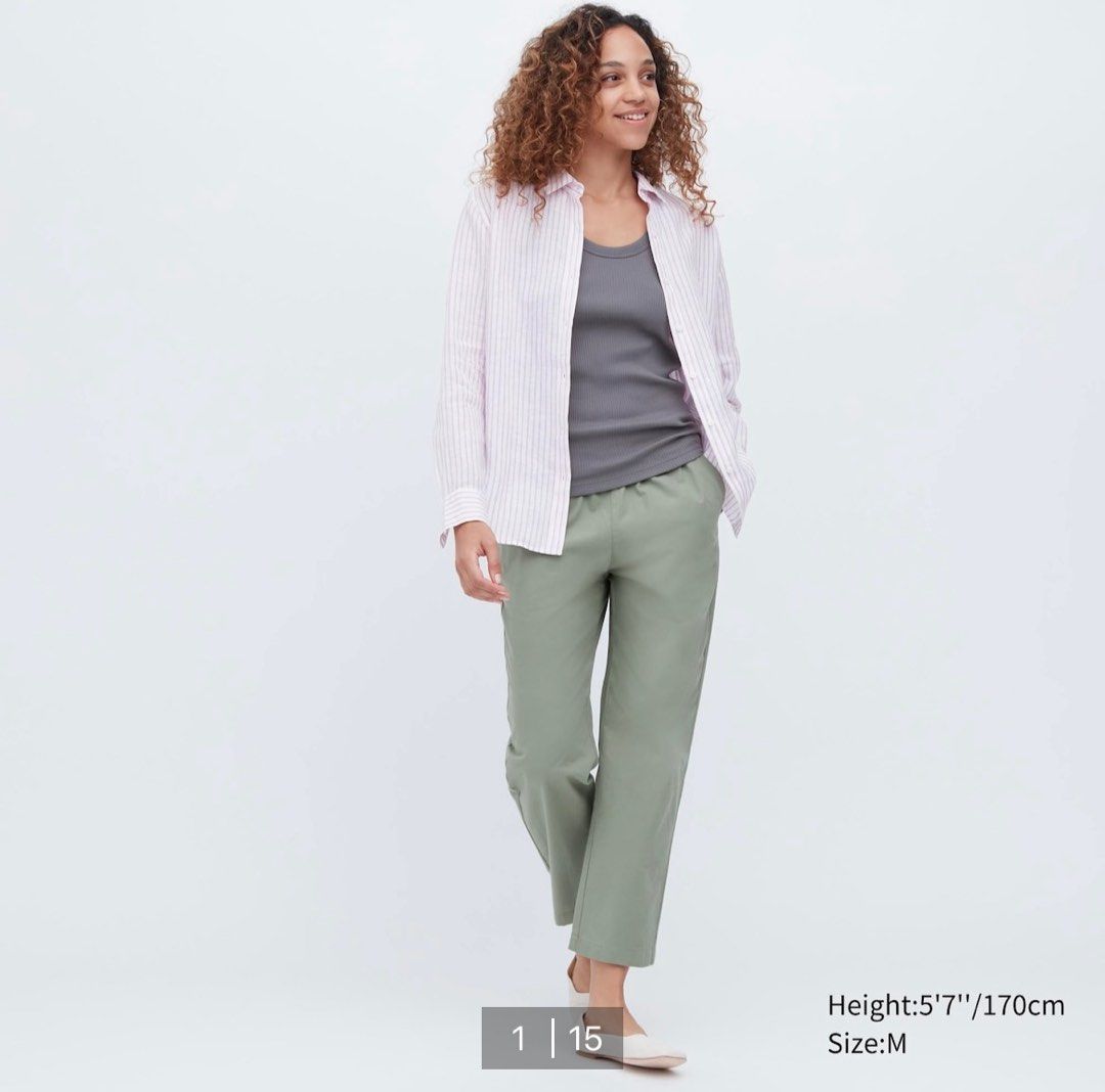 UNIQLO SMART ANKLE PANTS (Saiz L), Women's Fashion, Bottoms, Other