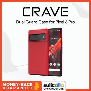 Crave Dual Guard Case for Google Pixel 6 Pro - Red