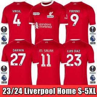 Liverpool FC #9 Firmino 2017/2018 Home Soccer Jersey (S)