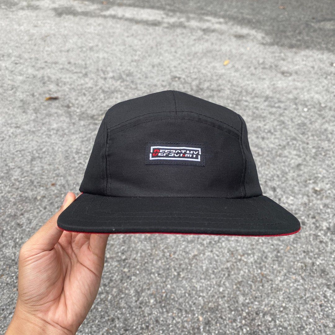 Defect 5 Panel (Category: Cap & Hats) located in Kuala Lumpur. Submitted by FaizFauzi (Listing ID 1245101722, Image 2). Description: For your information tthis cap i sew it my self and my brand Defect.my Size: Adjustable Don’t hesitate to send your used garment and convert to caps! Please visit my platform @DEFECT.KL there’s a video that i made for this cap!.