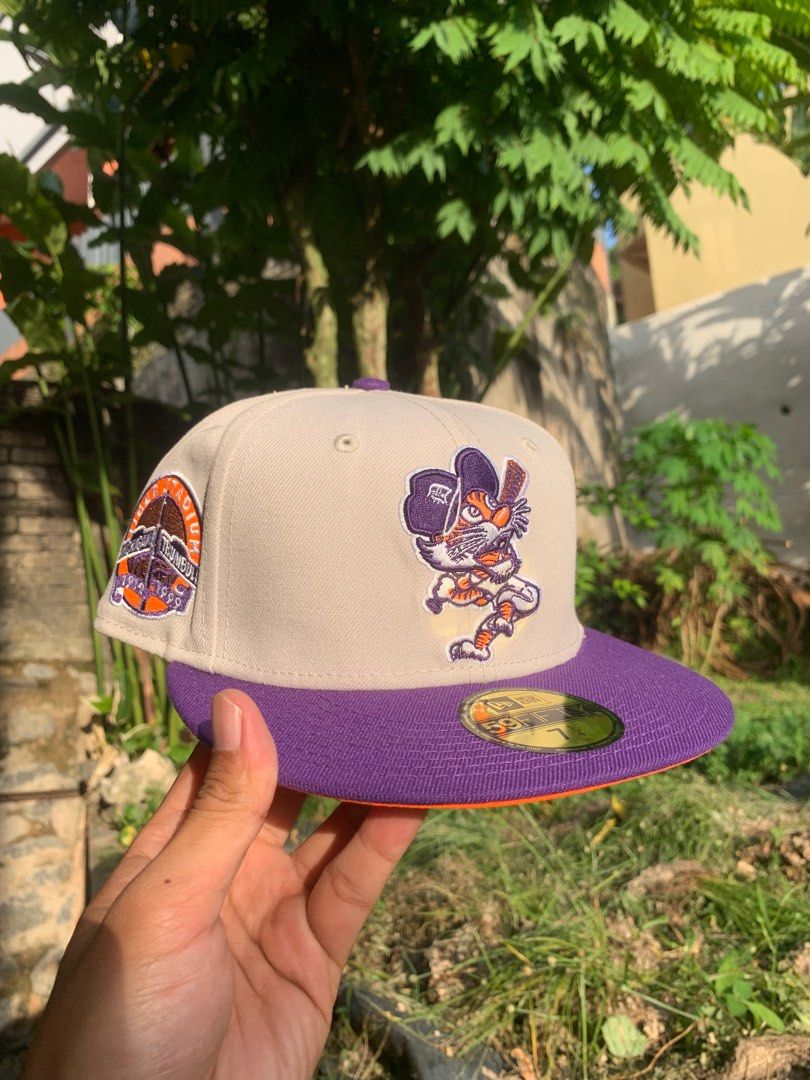 NEW ERA 59FIFTY FITTED T-DOT DETROIT TIGERS STADIUM PATCH HAT - PURPLE,  BLACK, RED, Men's Fashion, Watches & Accessories, Cap & Hats on Carousell