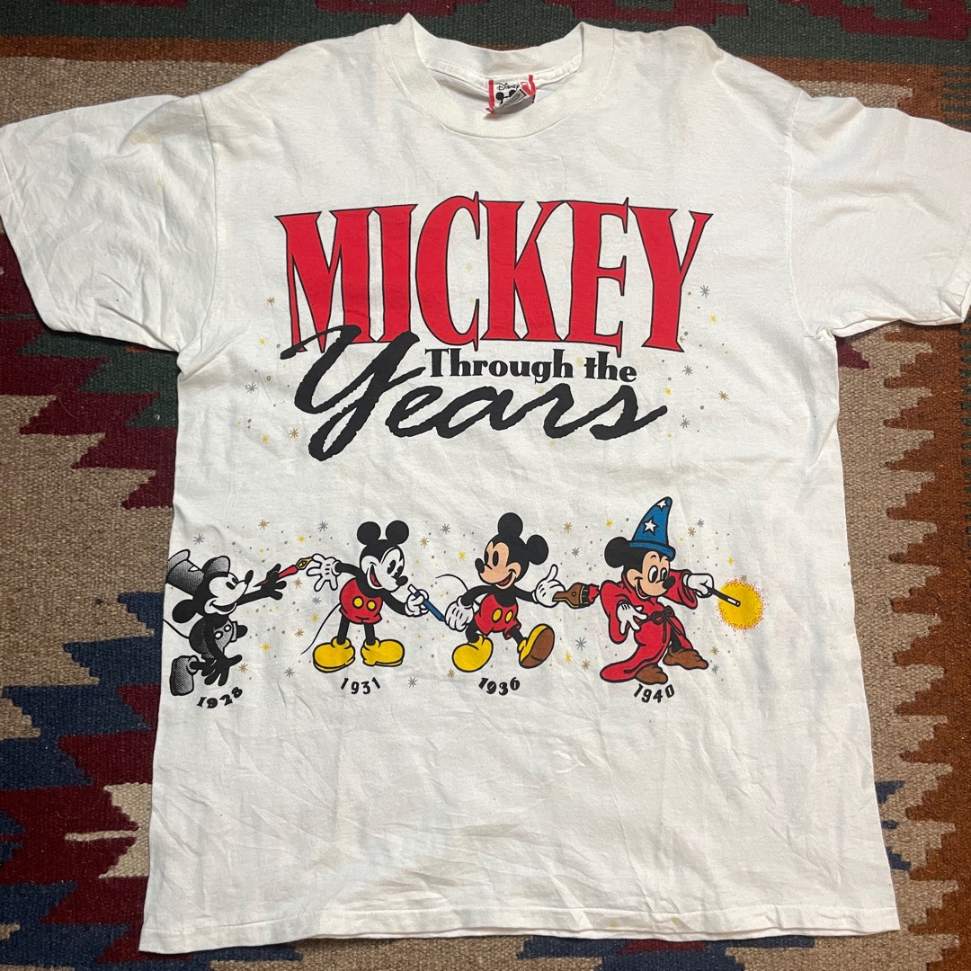 Mickey through hot sale the years shirt