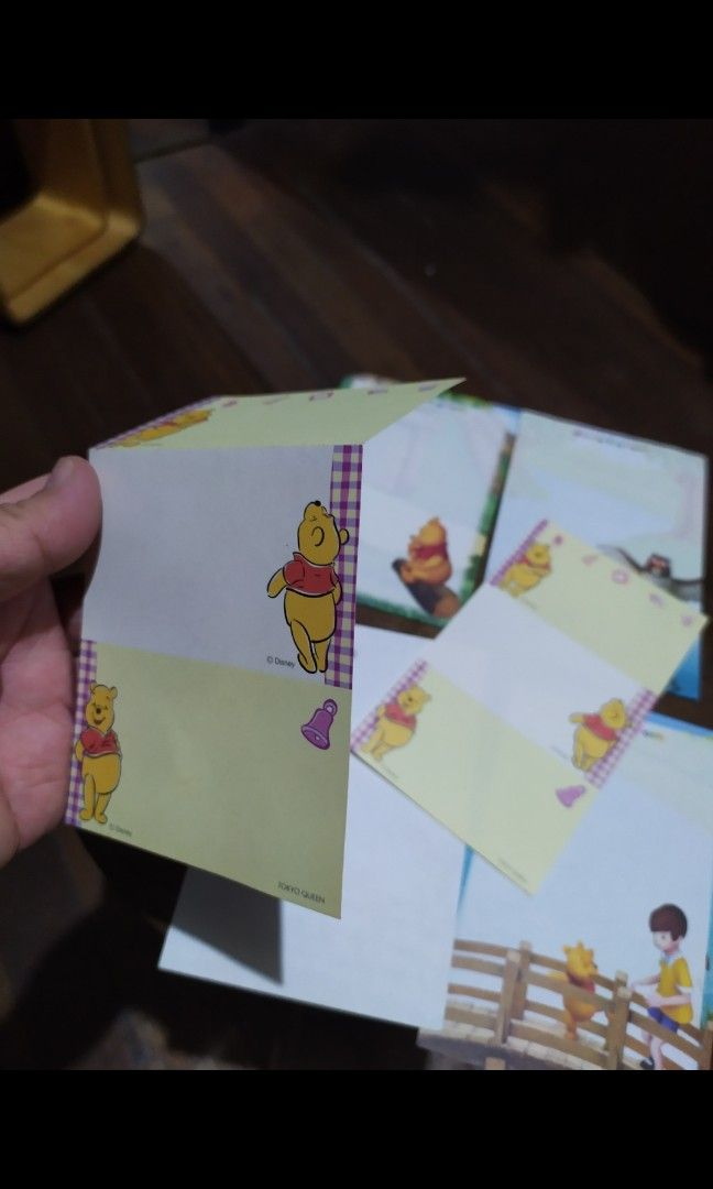 Disney Winnie the Pooh stationary pad, Hobbies & Toys, Toys & Games on ...