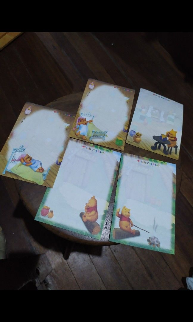 Disney Winnie the Pooh stationary pad, Hobbies & Toys, Toys & Games on ...