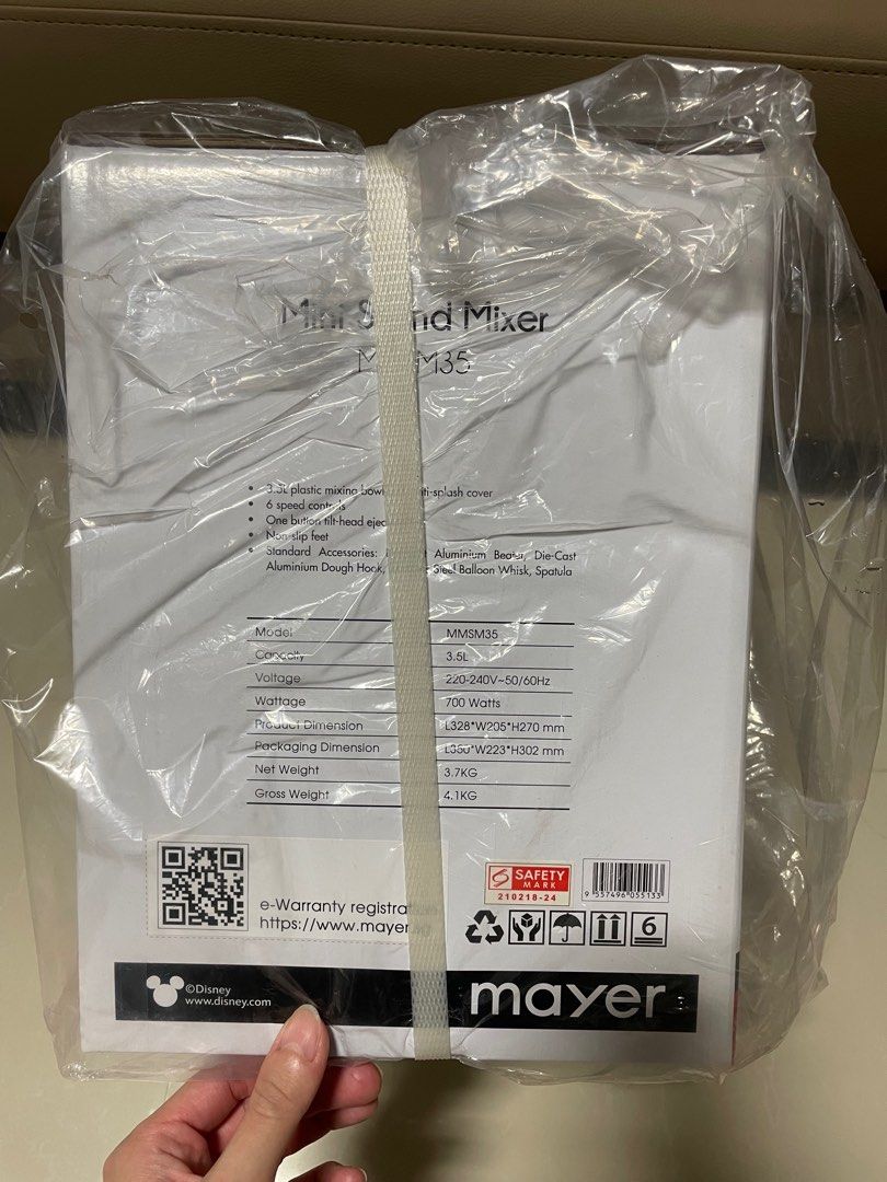 Disney x Mayer 3.5L Mini Stand Mixer, TV & Home Appliances, Kitchen