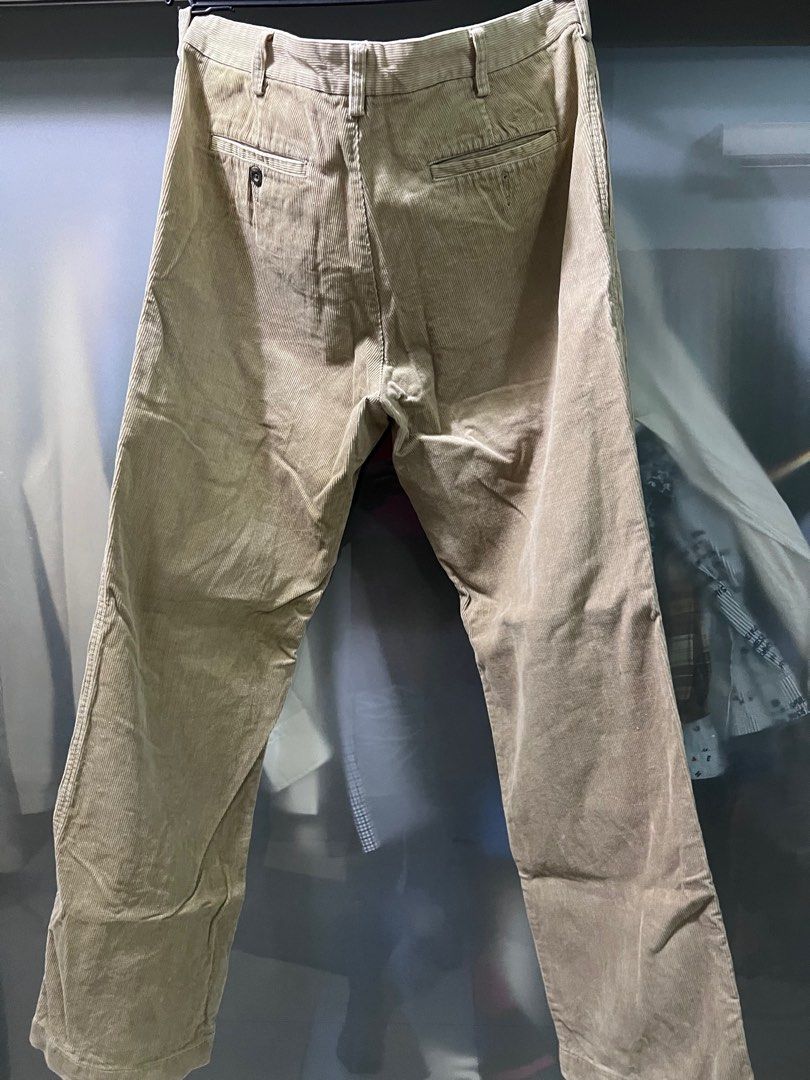 Dockers Corduroy Pants Pleated Straight Fit