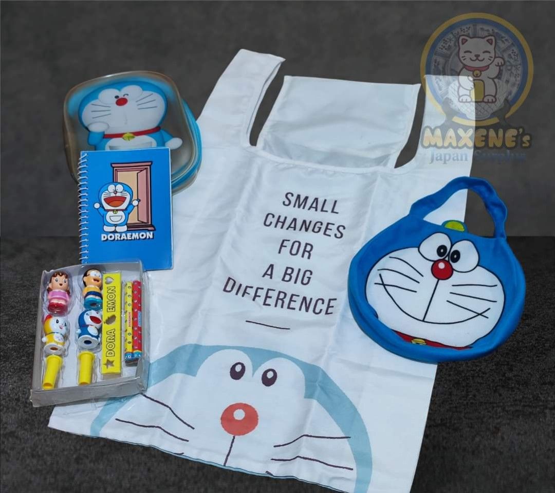 Doraemon Collectibles (Category: Stationery & School Supplies) located in Pasay City. Submitted by ace.garcia19 (Listing ID 1245199347, Image 1). Description: P480 set Doraemon Collectibles 1 White Foldable Bag 1 Small bag 1 set of School supplies with carrier What you see is what you get.