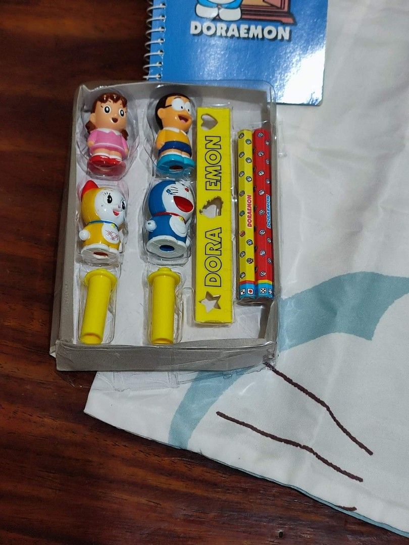 Doraemon Collectibles (Category: Stationery & School Supplies) located in Pasay City. Submitted by ace.garcia19 (Listing ID 1245199347, Image 2). Description: P480 set Doraemon Collectibles 1 White Foldable Bag 1 Small bag 1 set of School supplies with carrier What you see is what you get.