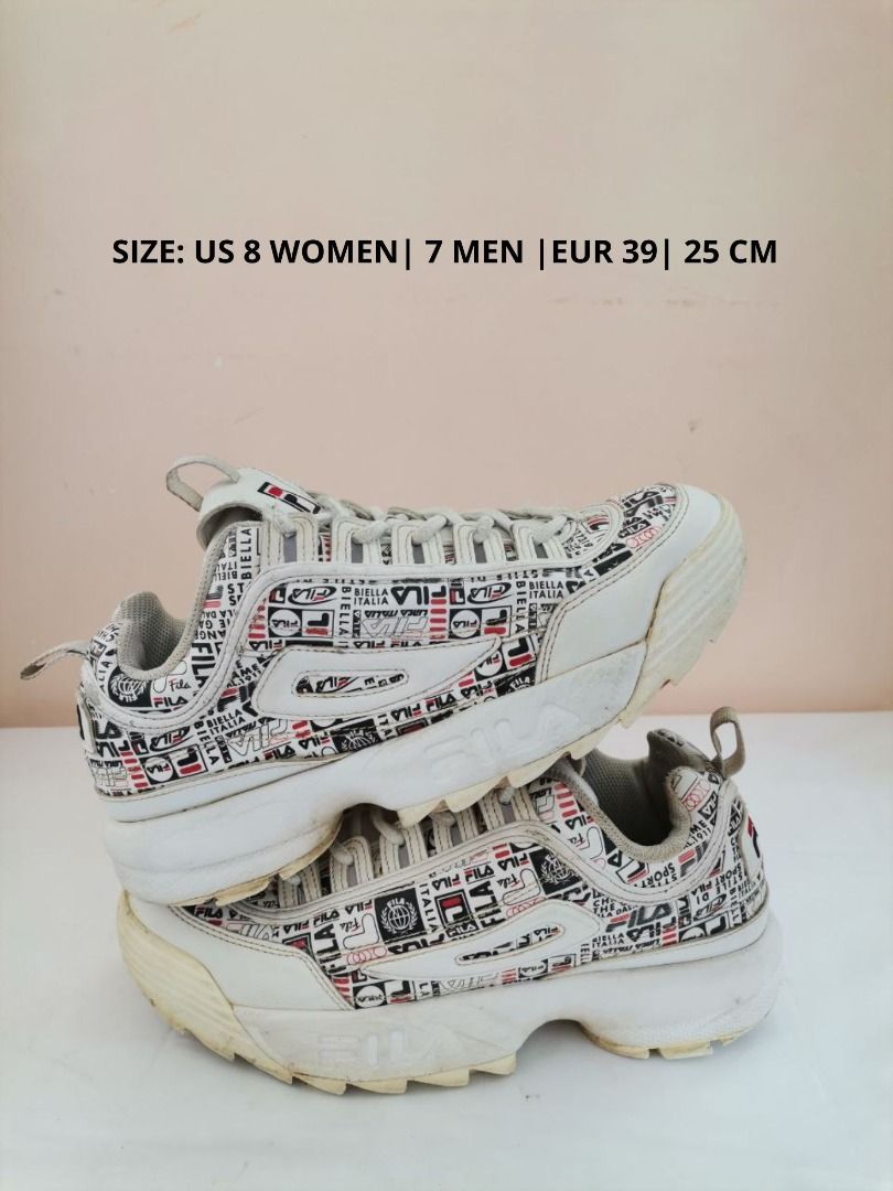 Fila disruptor size 8 top